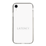 スリムプロテクションケース［ LATENCY - Logotype - White ］