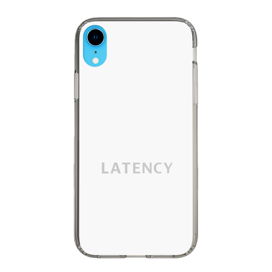 スリムプロテクションケース［ LATENCY - Logotype - White ］