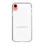 スリムプロテクションケース［ LATENCY - Logotype - White ］