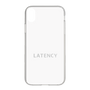 スリムプロテクションケース［ LATENCY - Logotype - White ］
