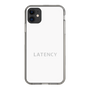 スリムプロテクションケース［ LATENCY - Logotype - White ］
