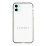スリムプロテクションケース［ LATENCY - Logotype - White ］