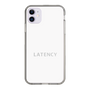 スリムプロテクションケース［ LATENCY - Logotype - White ］