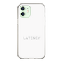 スリムプロテクションケース［ LATENCY - Logotype - White ］
