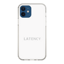 スリムプロテクションケース［ LATENCY - Logotype - White ］