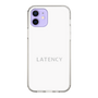 スリムプロテクションケース［ LATENCY - Logotype - White ］