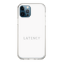 スリムプロテクションケース［ LATENCY - Logotype - White ］
