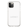 スリムプロテクションケース［ LATENCY - Logotype - White ］