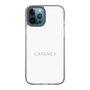 スリムプロテクションケース［ LATENCY - Logotype - White ］