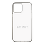 スリムプロテクションケース［ LATENCY - Logotype - White ］