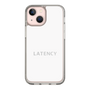 スリムプロテクションケース［ LATENCY - Logotype - White ］