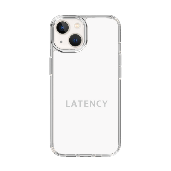 スリムプロテクションケース［ LATENCY - Logotype - White ］