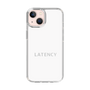 スリムプロテクションケース［ LATENCY - Logotype - White ］
