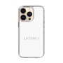 スリムプロテクションケース［ LATENCY - Logotype - White ］