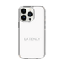 スリムプロテクションケース［ LATENCY - Logotype - White ］