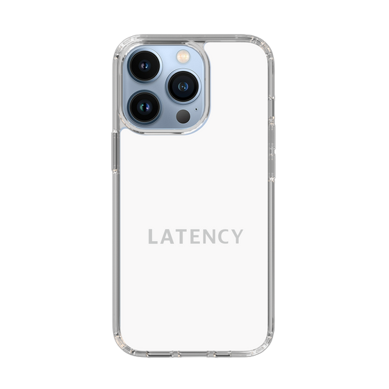 スリムプロテクションケース［ LATENCY - Logotype - White ］