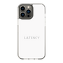 スリムプロテクションケース［ LATENCY - Logotype - White ］