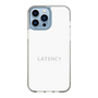 スリムプロテクションケース［ LATENCY - Logotype - White ］