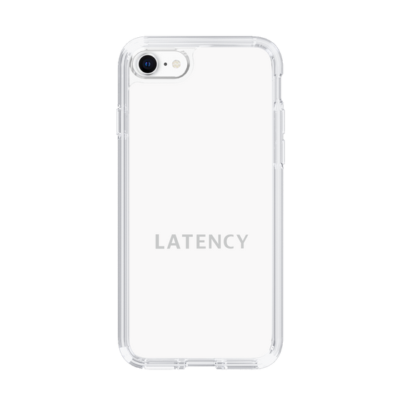 スリムプロテクションケース［ LATENCY - Logotype - White ］