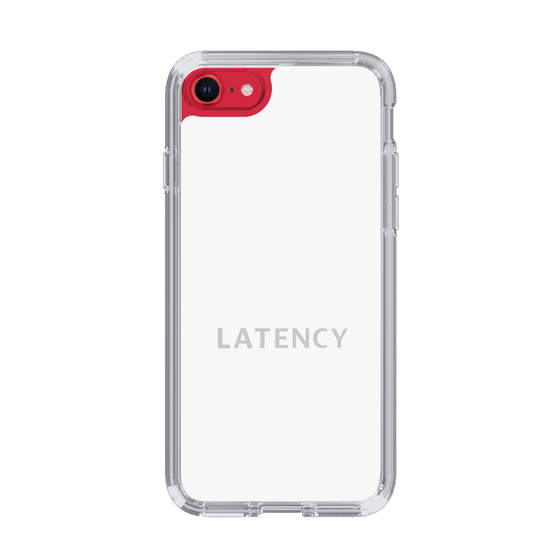 スリムプロテクションケース［ LATENCY - Logotype - White ］
