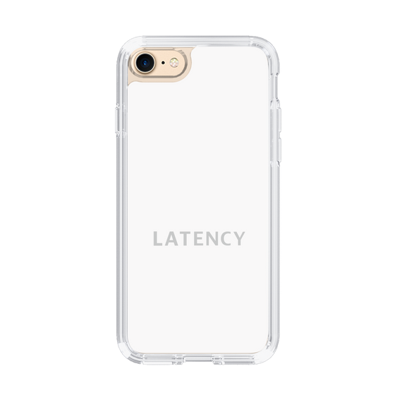 スリムプロテクションケース［ LATENCY - Logotype - White ］