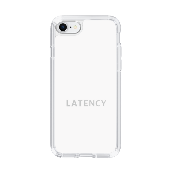 スリムプロテクションケース［ LATENCY - Logotype - White ］