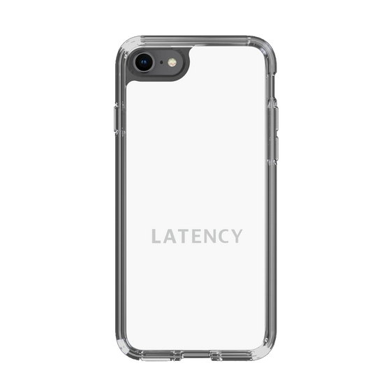 スリムプロテクションケース［ LATENCY - Logotype - White ］