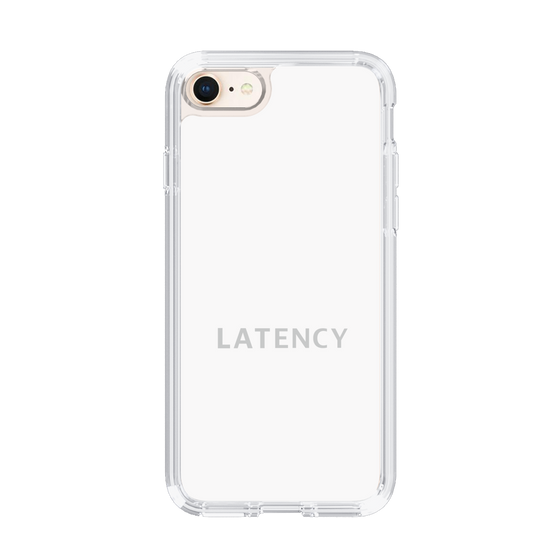 スリムプロテクションケース［ LATENCY - Logotype - White ］