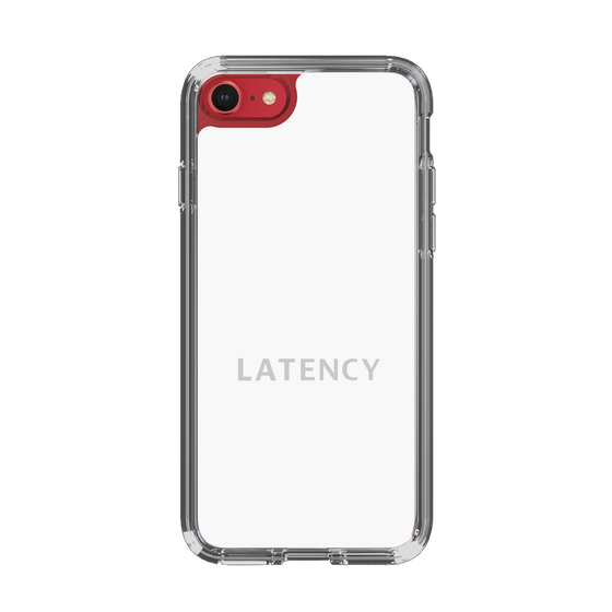 スリムプロテクションケース［ LATENCY - Logotype - White ］