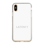 スリムプロテクションケース［ LATENCY - Logotype - White ］
