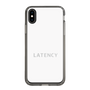 スリムプロテクションケース［ LATENCY - Logotype - White ］