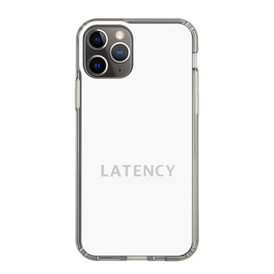 スリムプロテクションケース［ LATENCY - Logotype - White ］