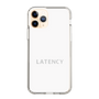 スリムプロテクションケース［ LATENCY - Logotype - White ］