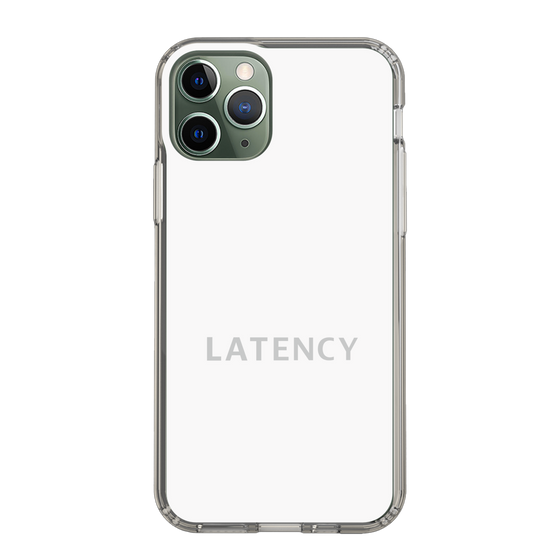 スリムプロテクションケース［ LATENCY - Logotype - White ］