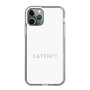 スリムプロテクションケース［ LATENCY - Logotype - White ］