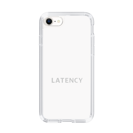 スリムプロテクションケース［ LATENCY - Logotype - White ］