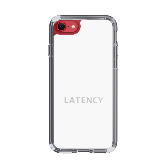 スリムプロテクションケース［ LATENCY - Logotype - White ］