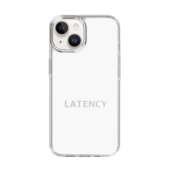スリムプロテクションケース［ LATENCY - Logotype - White ］