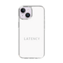 スリムプロテクションケース［ LATENCY - Logotype - White ］