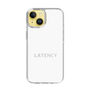 スリムプロテクションケース［ LATENCY - Logotype - White ］