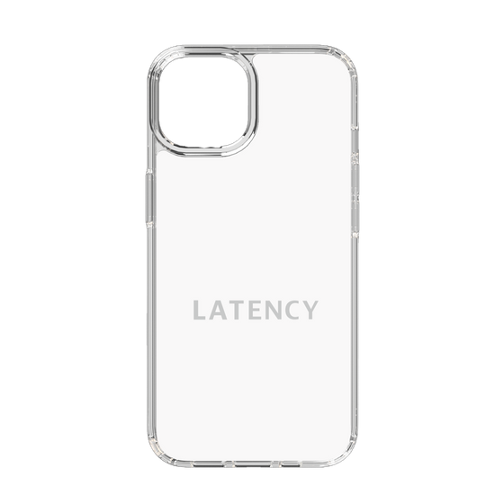 スリムプロテクションケース［ LATENCY - Logotype - White ］