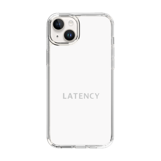 スリムプロテクションケース［ LATENCY - Logotype - White ］