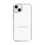 スリムプロテクションケース［ LATENCY - Logotype - White ］