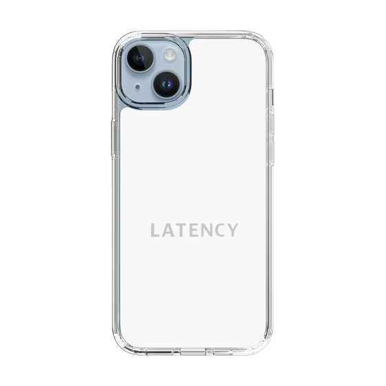 スリムプロテクションケース［ LATENCY - Logotype - White ］