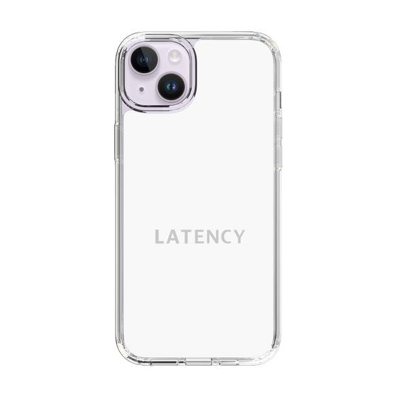 スリムプロテクションケース［ LATENCY - Logotype - White ］