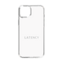 スリムプロテクションケース［ LATENCY - Logotype - White ］