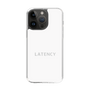 スリムプロテクションケース［ LATENCY - Logotype - White ］