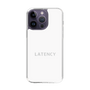 スリムプロテクションケース［ LATENCY - Logotype - White ］
