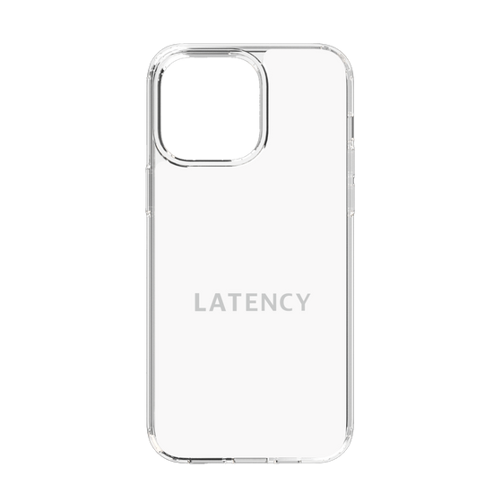 スリムプロテクションケース［ LATENCY - Logotype - White ］