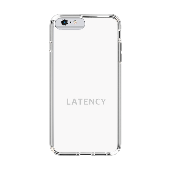 スリムプロテクションケース［ LATENCY - Logotype - White ］